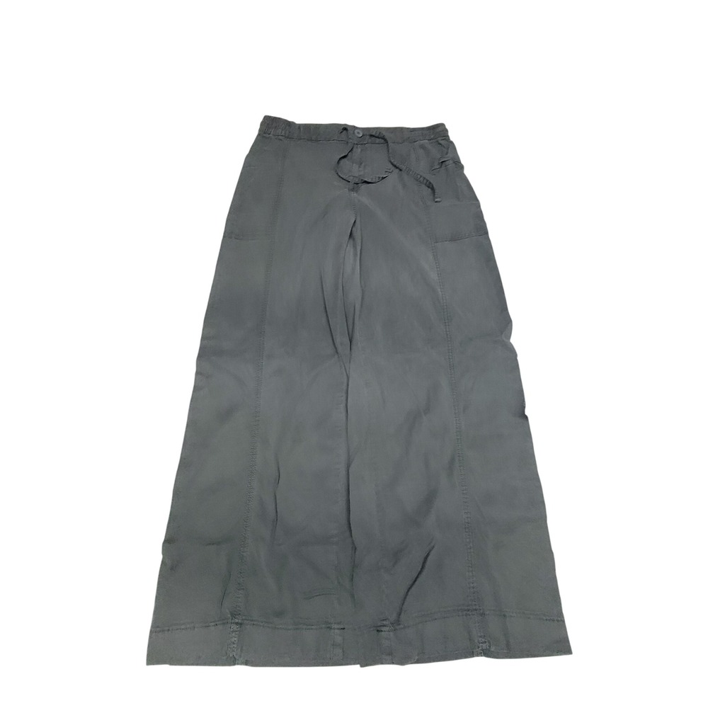 SO Womens Gray Wide Leg Elastic Waist Drawstring Pants XL